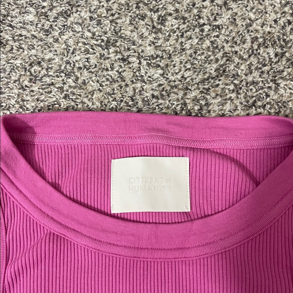 CITIZEN OF HUMANITY | Isabel Ribbed Tank Top - Picture 6 of 7
